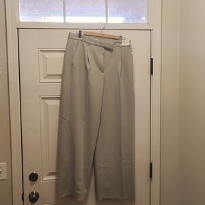 Abercrombie & Fitch Harper Tailored Wide-Leg Pants. 31 12L